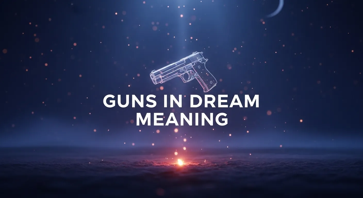 Guns in Dream Meaning
