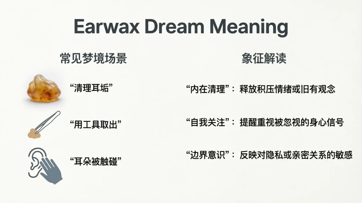Earwax Dream Meaning