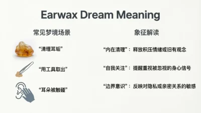 Earwax Dream Meaning