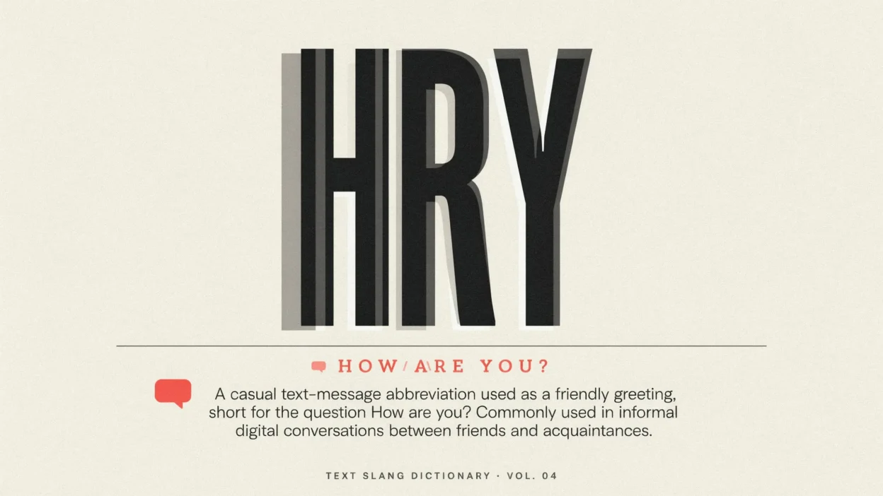 HRY Meaning in Text