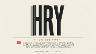 HRY Meaning in Text
