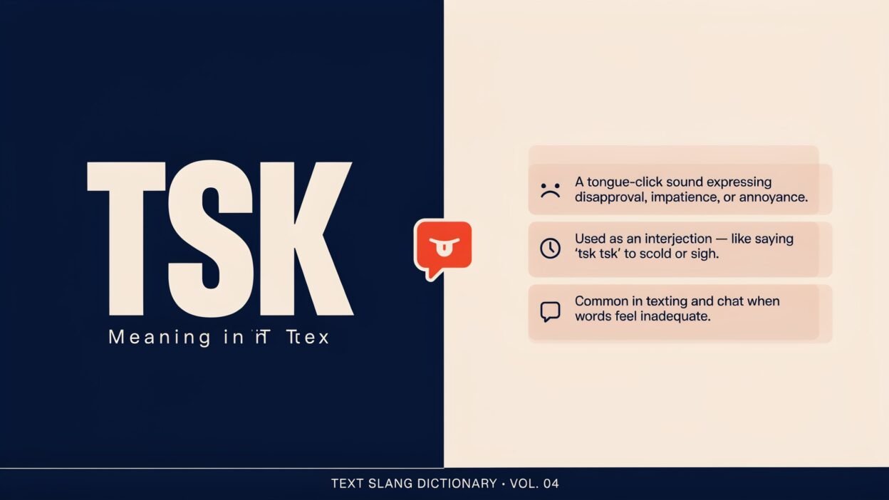 TSK Meaning in Text