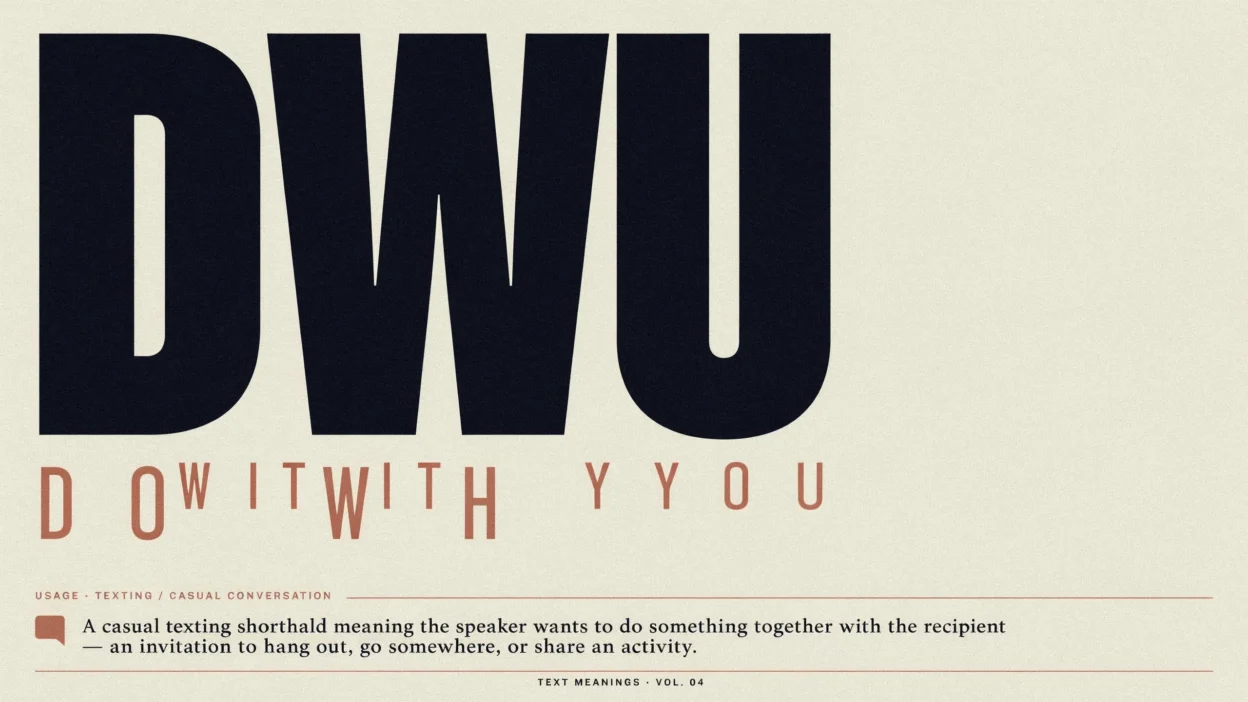 DWU Meaning in Text