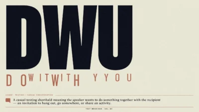 DWU Meaning in Text