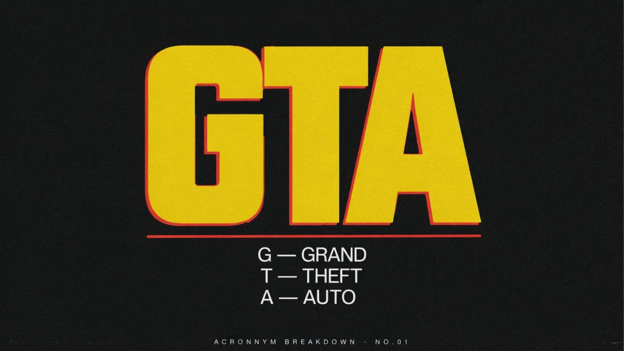 GTA Meaning in Text