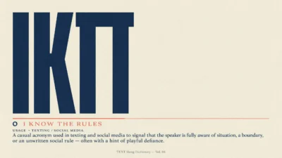 IKTR Meaning in Text