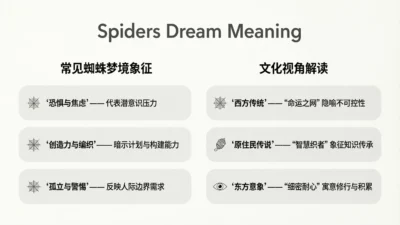 Spiders Dream Meaning